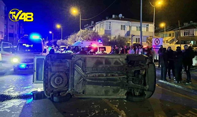 MENTEŞE'DE OTOMOBİLE ÇARPIP KAÇTI, 1 KİŞİ YARALI!