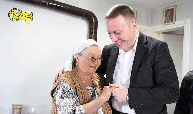 Milas Kaymakamı Mustafa Ünver Böke, depremzede şehit ailelerini ve Beçin'de ikamet eden şehit ailelerini ziyaret etti!