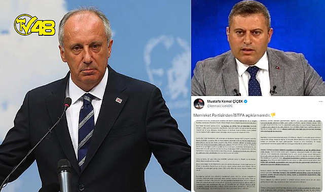 Muharrem İnce'nin avukatı Mustafa Kemal Çiçek, Memleket Partisi'nden istifa etti!