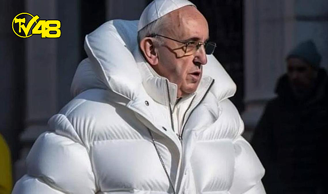 Papa'nın şişme montunu görenler şaştı kaldı! İşin aslı ortaya çıktı