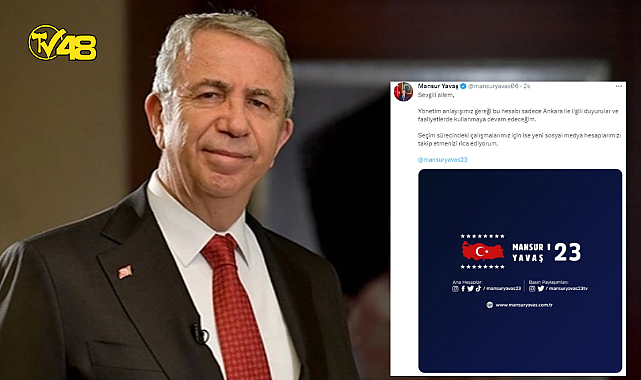 Mansur Yavaş: Seçim çalışmalarına başlayacağım için 14 Mayıs'a kadar belediyeden maaş almayacağım