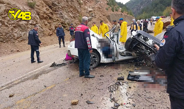 Adana'nın Saimbeyli ilçesinde heyelan meydana geldi! Üzerine kaya devrilen araçtaki 4 öğretmen yaşamını yitirdi