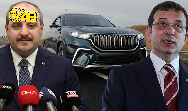 BAKAN VARANK'TAN İMAMOĞLU'NA TOGG YANITI: BENİM ARACI BİR TUR VERİRİM AMA BELEŞE OLMAZ