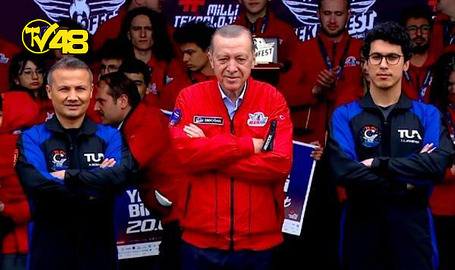 CUMHURBAŞKANI ERDOĞAN, TÜRKİYE'NİN İLK UZAY YOLCULARINI İLAN ETTİ!