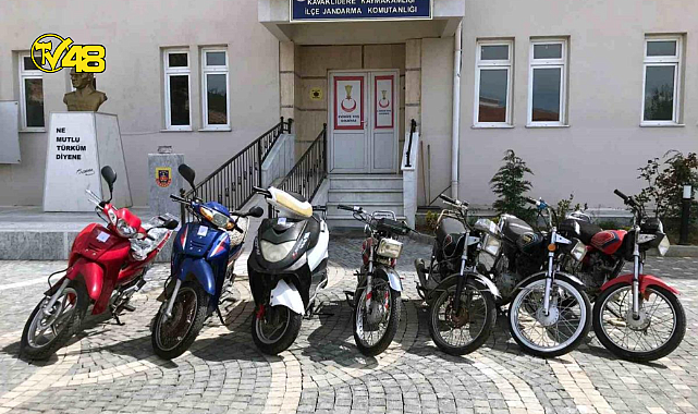 Kavaklıdere'de çalıntı motosikletleri sattığı belirlenen şüpheli yakalandı!