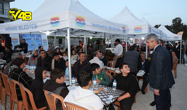 MARMARİS BELEDİYESİNDEN HER KÖYE BİR İFTAR SOFRASI