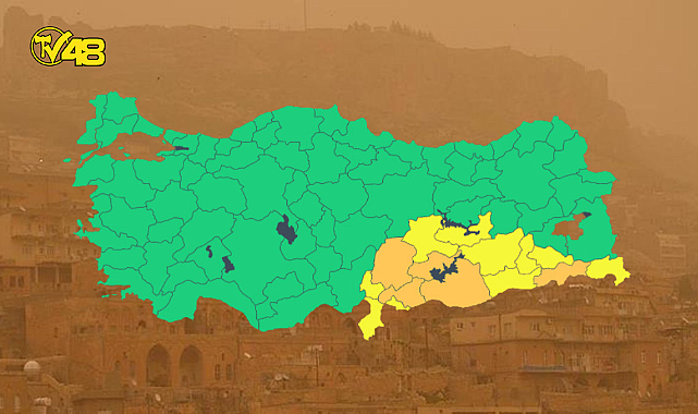 Meteoroloji'den 15 il için sarı kodlu uyarı! akşam saatlerinde toz taşınımı bekleniyor