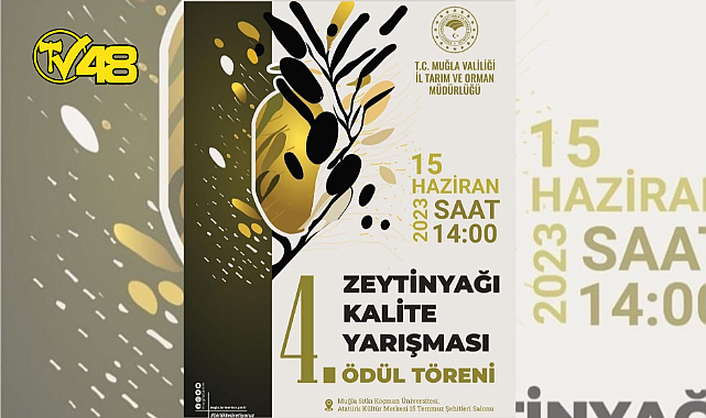 4. ZEYTİNYAĞI KALİTE YARIŞMASI 15 HAZİRAN'DA