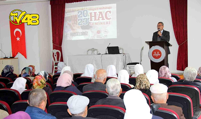 MUĞLA MÜFTÜLÜĞÜ 2023 HACI ADAYLARINA SEMİNER VERİYOR