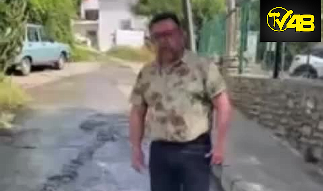 BODRUM'DA BOŞA AKAN ŞEBEKE SUYUNA VATANDAŞTAN TEPKİ