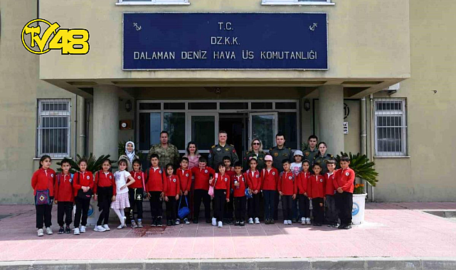 KÖYCEĞİZLİ ÖĞRENCİLER DALAMAN DENİZ HAVA ÜS KOMUTANLIĞI'NA MİSAFİR OLDU