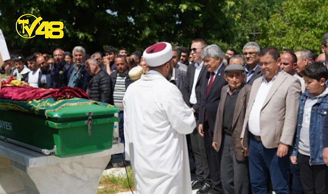 MİLAS BELEDİYE BAŞKANI MUHAMMET TOKAT, YANGINDA CAN VEREN ANNE VE OĞLU SON YOLCULUĞA UĞURLADI