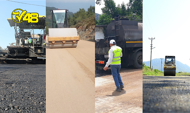 BÜYÜKŞEHİRDEN, 40 MAHALLEDE YOL ÇALIŞMASI