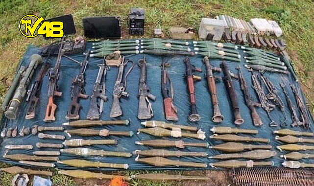 PENÇE-KİLİT OPERASYONUNDA PKK'YA AİT ÇOK SAYIDA SİLAH ELE GEÇİRİLDİ