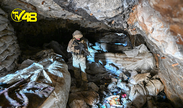PKK'YA KARŞI OPERASYON: 5 TERÖRİST ETKİSİZ HALE GETİRİLDİ, 5 MAĞARA VE 16 SIĞINAK İMHA EDİLDİ