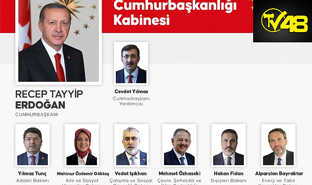 YENİ KABİNE LİSTESİ AÇIKLANDI