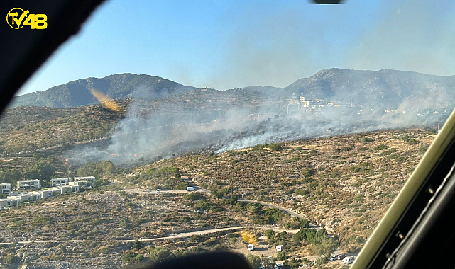 BODRUM'DA KORKUTAN YANGIN!