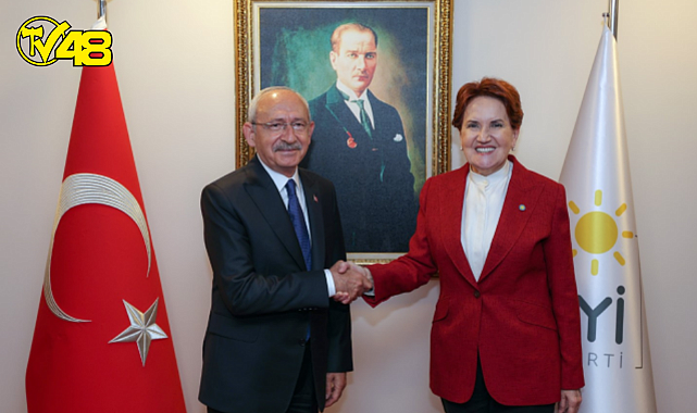 CHP LİDERİ KILIÇDAROĞLU, İYİ PARTİ LİDERİ AKŞENER'İ ZİYARET ETTİ