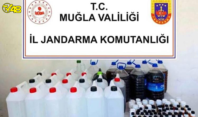 FETHİYE'DE KAÇAK ALKOL OPERASYONU