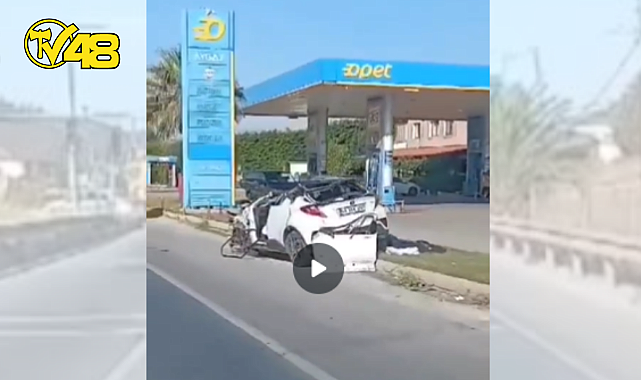 KEMİKLER'DE HAFRİYAT KAMYONU ANİ DÖNÜŞ YAPARAK KAZAYA NEDEN OLDU!