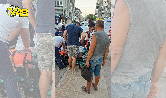 MOTOSİKLETLE OTOMOBİL ÇARPIŞTI: 1 YARALI