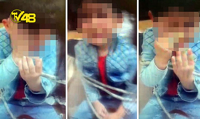 4 ÇOCUĞUNU BİRBİRİNE BAĞLAYIP DÖVDÜ