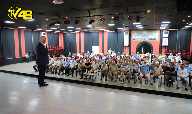 BÜYÜKŞEHİR MUHTARLAR MASASI İLE MUHTARLARIN YANINDA