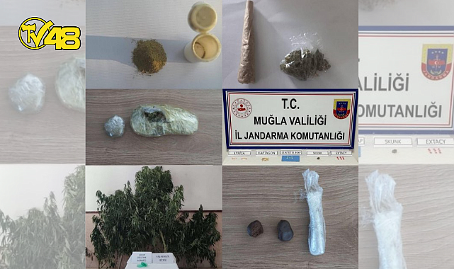 MUĞLA'DA YAPILAN UYUŞTURUCU OPERASYONUNDA 19 ŞÜPHELİ YAKALANDI!