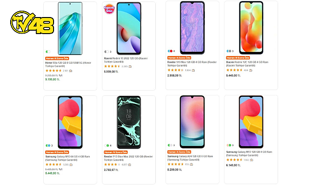 GENÇLERİN 9.500 TL'YE ALABİLECEĞİ TELEFONLAR
