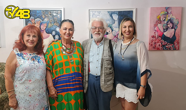 NEZAFET ÖZLÜTÜRK CUMHURİYETİMİZİN 100. YILI ANISINA BODRUM-BAĞLA'DA SANAT EVİ AÇTI
