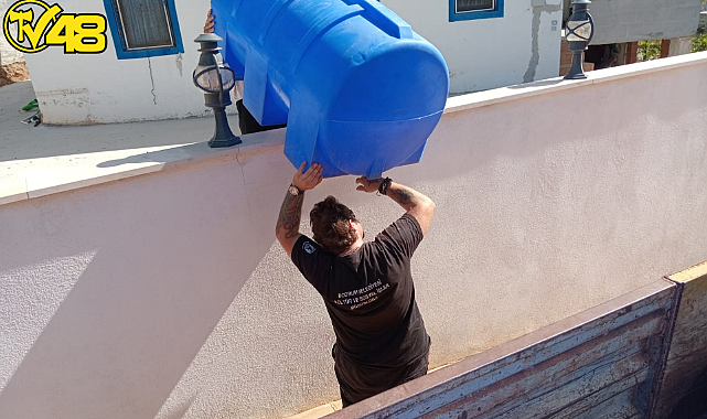 BODRUM'DA SU DEPOSU DESTEĞİ BAŞLADI, VATANDAŞLAR YETERLİ BULMADI!