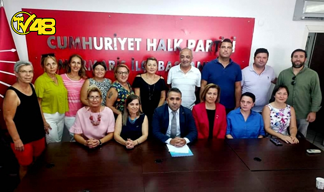 CHP MARMARİS'TE YENİ İLÇE BAŞKANI OLARAK AVUKAT ÖMER BOZDEMİR GÖREVE BAŞLADI