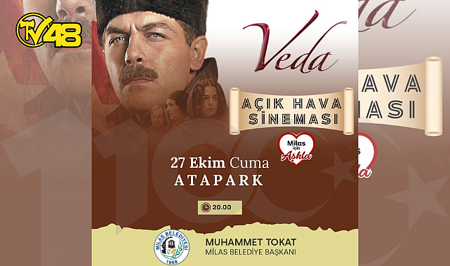MİLAS BELEDİYESİ "VEDA" FİLMİNİ VATANDAŞLARLA BULUŞTURMAYA HAZIRLANIYOR…