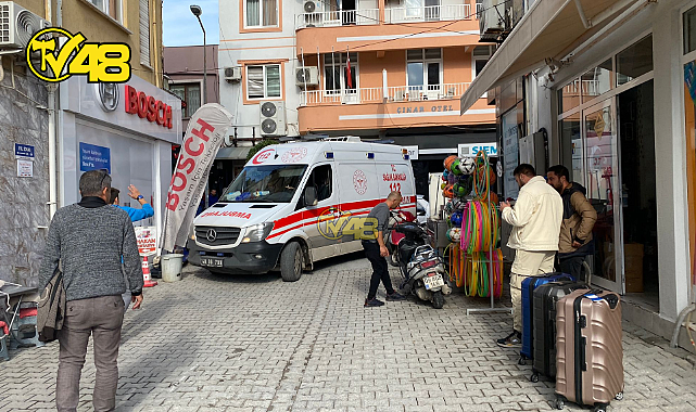 MENTEŞE CADDESİ'NDE MOTORSİKLET KAZASI!