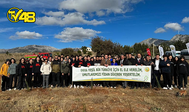MUĞLA'DA 24 KASIM ÖĞRETMENLER GÜNÜ ETKİNLİKLERİ KAPSAMINDA '100. YIL EĞİTİM ORMANI' OLUŞTURULDU