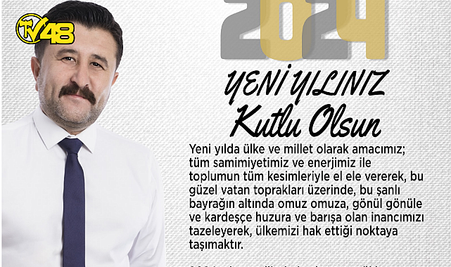 AK PARTİ MİLAS İLÇE BAŞKANI EMİN ÇELİK'TEN YENİ YIL MESAJI