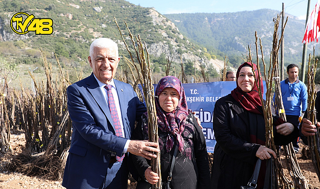 BÜYÜKŞEHİR’DEN ÜRETİCİLERE 151 BİN 780 FİDAN DESTEĞİ