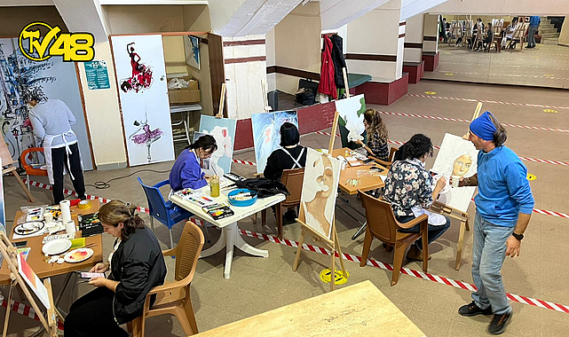 MİLAS BELEDİYESİ'NDEKİ SANAT RÜZGARI "RESİM ATÖLYESİ" İLE DEVAM EDİYOR…