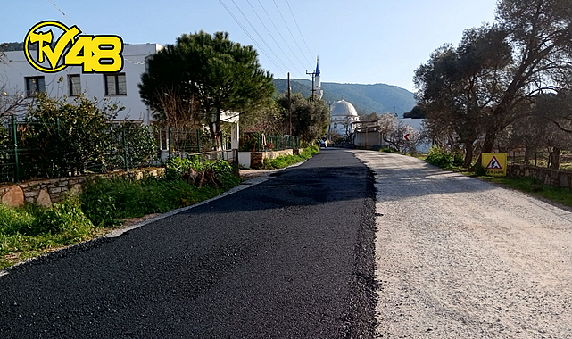 BODRUM ÇİFTLİK MAHALLESİNDE SICAK ASFALT ÇALIŞMASI