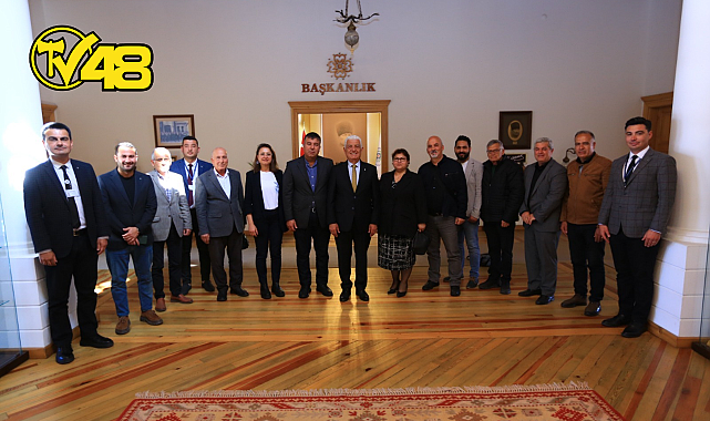 ÜRETİM KOOPERATİFLERİNDEN BAŞKAN GÜRÜN’E TEŞEKKÜR ZİYARETİ