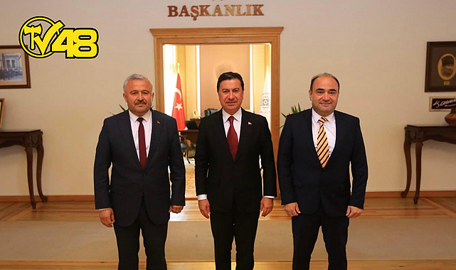 AK PARTİLİ BAŞKANLARDAN BAŞKAN ARAS’A ZİYARET…