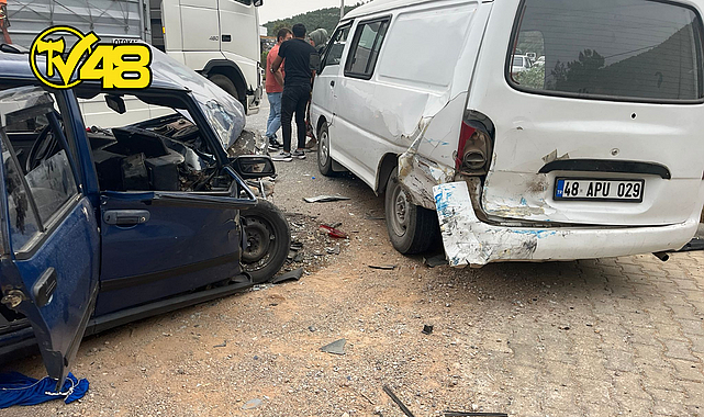 BODRUM GÜVERCİNLİK'TE TRAFİK KAZASI