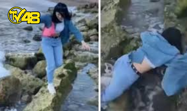 HIDIRELLEZ GELENEĞİ AZ KALSIN CANINDAN EDİYORDU! AYAĞI KAYAYA TAKILINCA KAYANIN ÜZERİNE DÜŞTÜ
