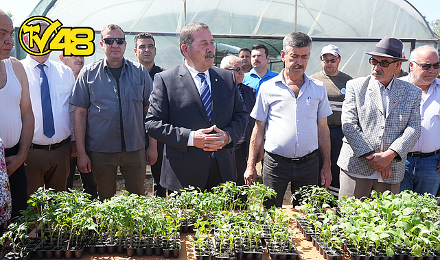 MİLAS BELEDİYESİ'NDEN ÜRETİCİLERE FİDE DESTEĞİ