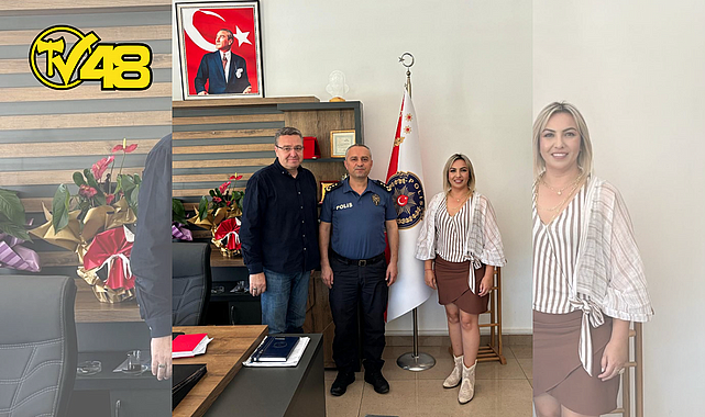 MİLAS İLÇE EMNİYET MÜDÜRÜ İSMAİL TOYGUN'A HAYIRLI OLSUN ZİYARETİ