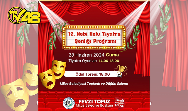 12. NEBİ USLU TİYATRO ŞENLİĞİ BAŞLIYOR