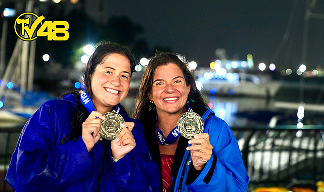 AYSU TÜRKOĞLU VE YASEMİN ALTINTAŞ "20 BRİDGES SWIM"MANHATTAN PARKURUNU BİRLİKTE TAMAMLAMAYI BAŞARDILAR
