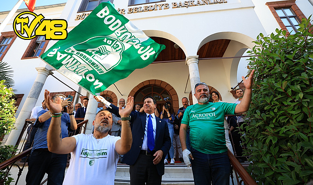 BÜYÜKŞEHİR BELEDİYESİ BODRUMSPOR'UN ŞAMPİYONLUĞUNU COŞKUYLA KUTLUYOR