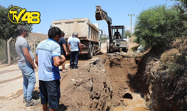 BÜYÜKŞEHİR, BODRUM'UN İÇME SUYU HATLARINI DEĞİŞTİRİYOR