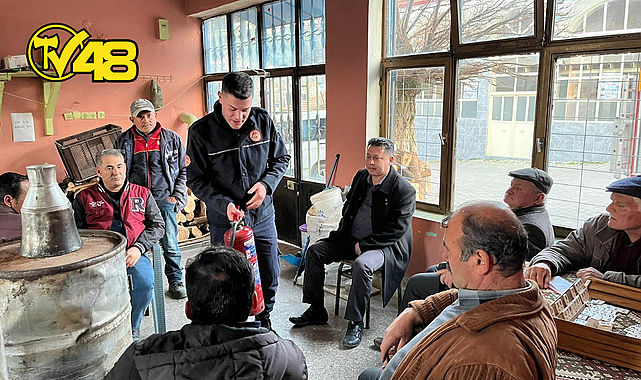 BÜYÜKŞEHİR'DEN KIRSAL MAHALLELERDE YANGIN EĞİTİMİ